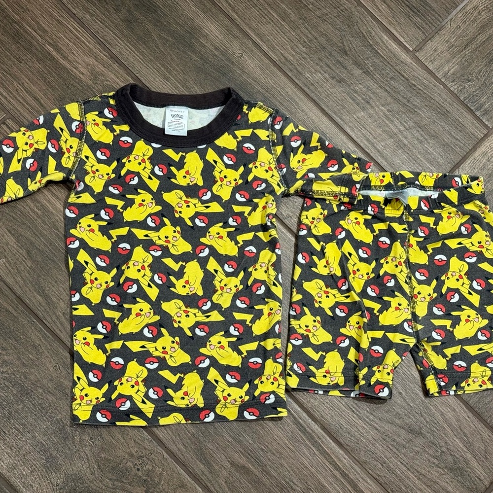 Hanna Andersson Pokémon Pikachu Short Pajama Set size 6 / 7